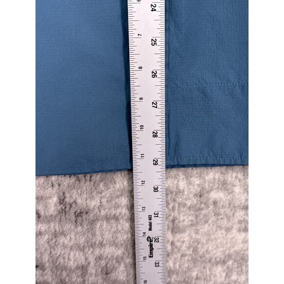 Simms Guide Fishing Shirt Large Mens Neptune Blue Long Sleeve Button - Picture 6 of 8